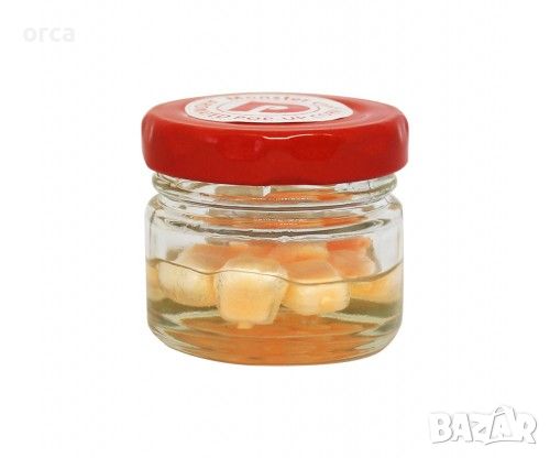 Плуваща царевица в бурканче - ароматизирана в дип Dejan Plast Pop-up Corn, снимка 3 - Стръв и захранки - 45579738