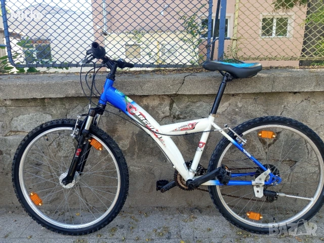 26 цола алуминиев велосипед с 21 скорости усилени капли амортисьори предни като нов в перфектно  , снимка 10 - Велосипеди - 51288709