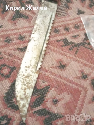 Голям стар нож 54278, снимка 5 - Антикварни и старинни предмети - 53637867