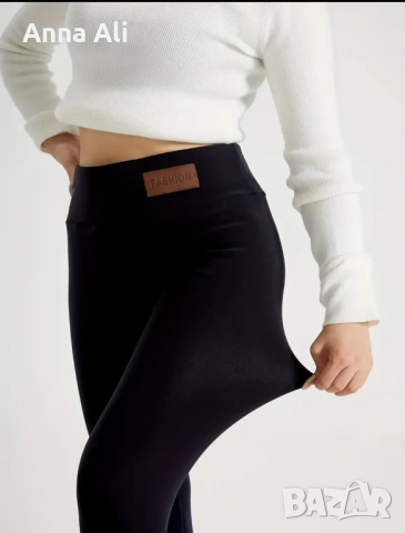 Изключително топъл, еластичен и удобен дамски клин, с подплата , снимка 5 - Панталони - 52822228