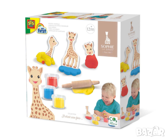 	SES - Жирафчето Софи: Животни от пластилин, снимка 1 - Пластелини, моделини и пясъци - 45005416