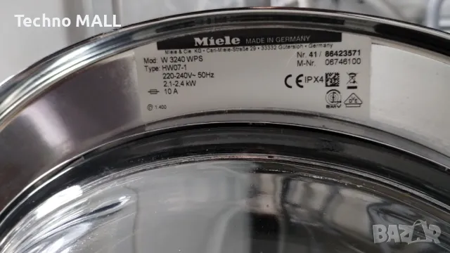 Пералня Miele w3240wps 6кг/1400об., снимка 4 - Перални - 46979494