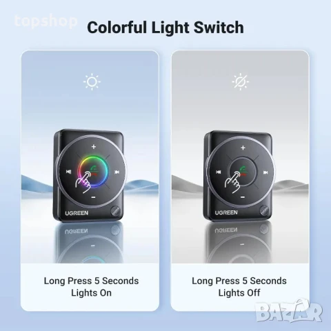 НОВ ЗАПЕЧАТАН UGREEN Bluetooth 5.4 Aux адаптер за кола с подобрена връзка и шумопотискане, Bluetooth, снимка 10 - Аксесоари и консумативи - 50493422