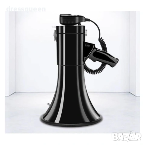 4918 Мегафон 40W с вграден плеър: USB вход, Запис и акумулаторна батерия, снимка 5 - Други стоки за дома - 53906390