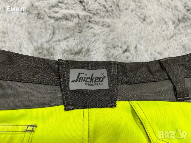 Мъжки шорти Snickers 3033 Hi-Vis Work Shorts, Размер 52, снимка 3 - Къси панталони - 47256601