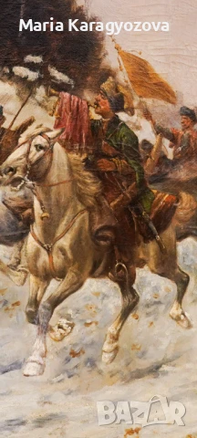 Картина оригинална Константин Стоилов 1890 г.едроформатна, масло, подписана