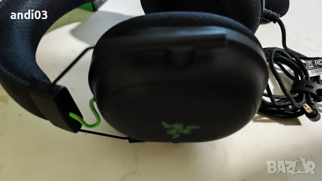 Слушалки Razer Blackshark V2 X USB soundcard (RZ04-04570100-R3M1), микрофон, снимка 4 - Слушалки и портативни колонки - 47031293