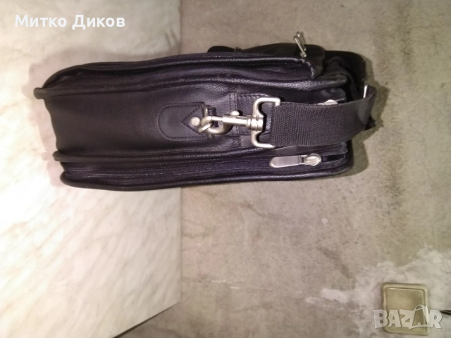 HP Invest естествена кожа чанта за лаптоп нова 41х34х13см, снимка 4 - Чанти - 53054412