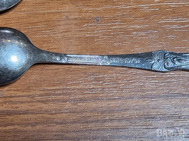 Руски антикварни лъжички МНЦ от 70те години, снимка 4 - Антикварни и старинни предмети - 52445808