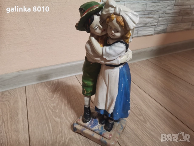 Стара Немска гипсова фигура, снимка 2 - Антикварни и старинни предмети - 51772305