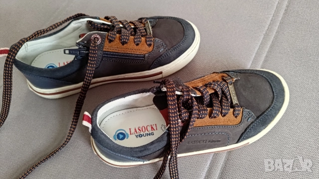 Детски кецове Lasocki с връзки и цип