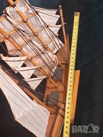 декоративно дървено корабче 34/2 , снимка 6 - Декорация за дома - 53899975