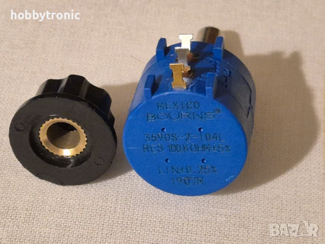 Многооборотен потенциометър 10K, 50K, 100K, снимка 2 - Друга електроника - 40911497