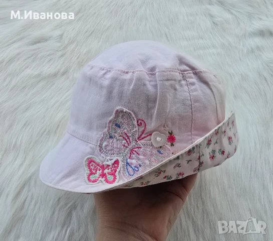 Детска шапка Next 1-2 години памук и лен , снимка 10 - Бебешки шапки - 50761167