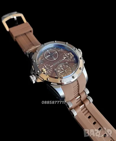 часовник INVICTA Coalition forces Brown 52 mm, НОВ , снимка 5 - Мъжки - 46859769