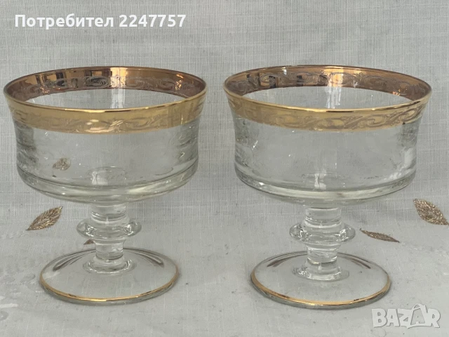 Кристални чаши Murano Medici, снимка 1