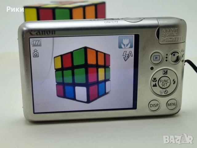 Canon Powershot SD940 IS Ixus 120 ELPH 12.1MP 4X Zoom, снимка 10 - Фотоапарати - 52727525