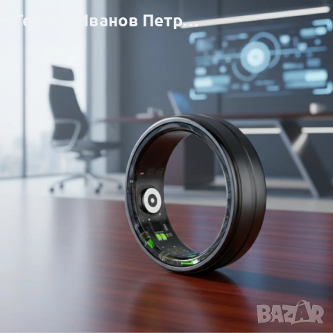 Smart пръстен–интелигентен тракер за здраве и активност в стилна форма, снимка 2 - Друга електроника - 53591962