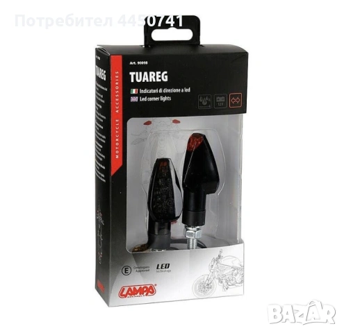 Лед мигачи за мотор Touareg black, снимка 3 - Части - 53406858