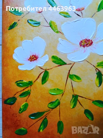 Настроение - 1 ( в жълто). Авторска картина, снимка 7 - Картини - 50918254