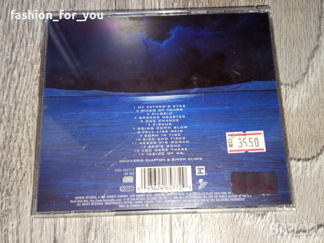 Компакт диск Eric Clapton - Pilgrim, снимка 2 - CD дискове - 51469912