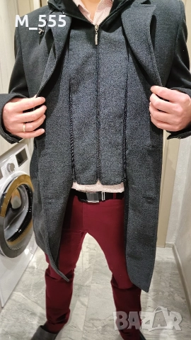 Мъжко палто 90% вълна, снимка 2 - Якета - 52853259