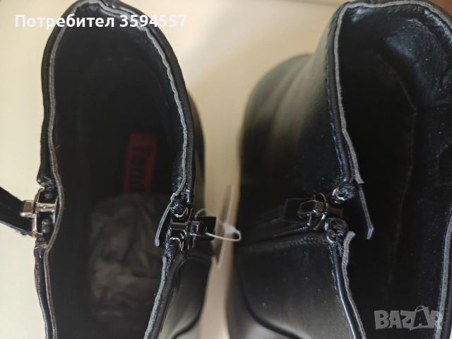 Дамски боти черни, снимка 7 - Дамски боти - 51608040