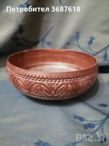 Метална купа, снимка 4 - Антикварни и старинни предмети - 53755635