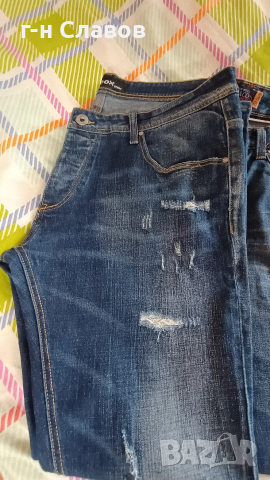 Дънки ALCOTT&CO / LEOX DENIM мъжки 2 броя, размер 36, снимка 17 - Дънки - 52689847