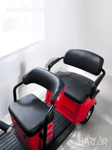 Електрическа Триместна Триколка blueElectric POWER LUX CAYENNE 2500W | 48V | 25AH | RED, снимка 14 - Мотоциклети и мототехника - 49745529
