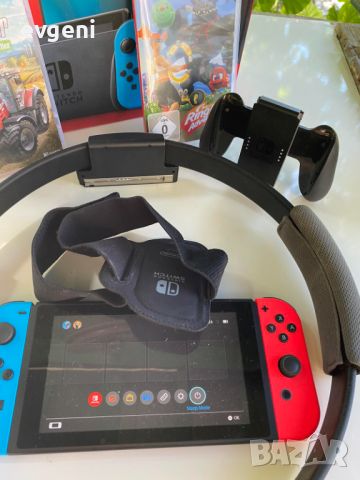 Nintendo switch конзола + игри и обръч , снимка 7 - Nintendo конзоли - 46813693