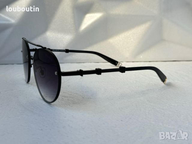 Balmain висок клас 1:1 кръгли слънчеви очила мъжки дамски унисекс, снимка 4 - Слънчеви и диоптрични очила - 45248068