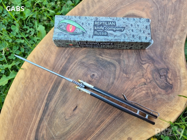 Руски сгъваем нож REPTILIAN NKVD-01-2, снимка 9 - Ножове - 51666954
