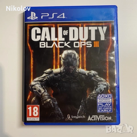 Call of Duty Black Ops III COD PS4 (Съвместима с PS5), снимка 2 - Игри за PlayStation - 53618854
