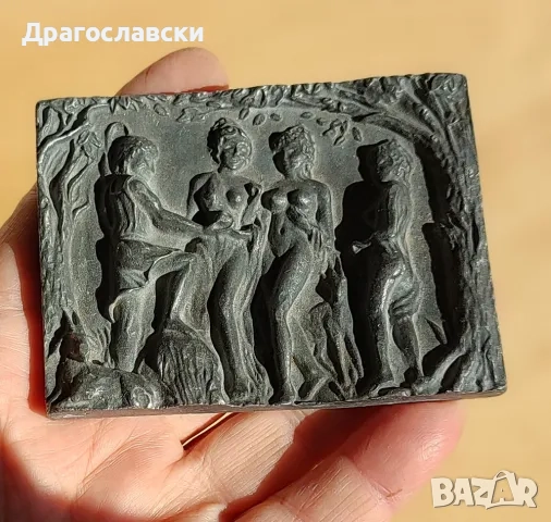 Преспапиета, железен стар ключ, преспапие, плочка, фигура Ватерло, буболечка , снимка 3 - Антикварни и старинни предмети - 29568571