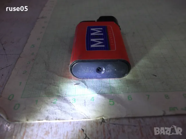 Запалка "MM" френска газова с камъче работеща, снимка 4 - Колекции - 50010488