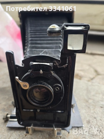 Стар немски мехов фотоапарат , снимка 2 - Колекции - 54233026