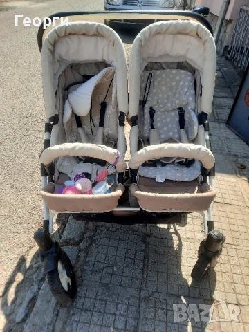 детска количка за близнаци S max double 