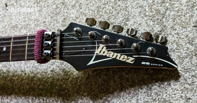 Ibanez RG520QS Transparent Black / 1998, Made in Japan /, снимка 5 - Китари - 47547671