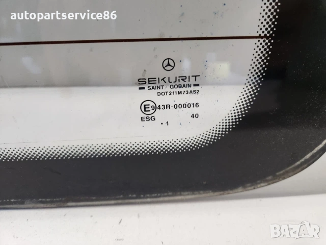 Стъкло за задна дясна врата за Mercedes Vito W638 (1995-2002) 43R-000016, снимка 2 - Части - 54213352