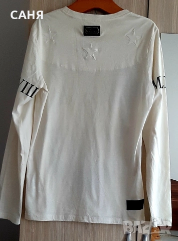 Оригинална и ефектна блузаFHILIPP PLEIN, снимка 2 - Блузи с дълъг ръкав и пуловери - 53170889