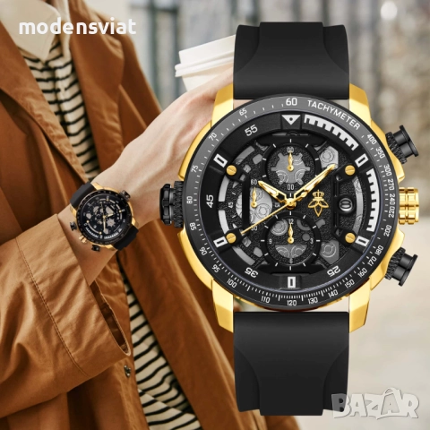 Уникален мъжки часовник !, снимка 3 - Мъжки - 52673052