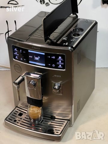 Кафемашина кафе автомат Saeco xelsis inox с гаранция, снимка 3 - Кафемашини - 45870350