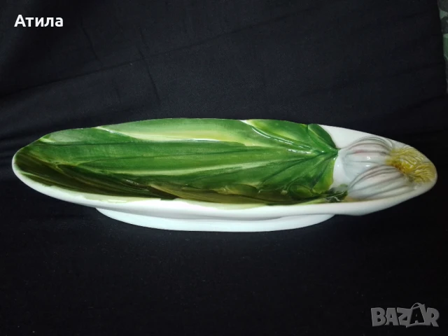 чиния керамика италия 25/12 см, снимка 2 - Чинии - 51351001
