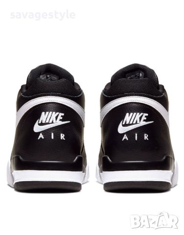 Мъжки кецове NIKE Flight Legacy Shoes Black/White, снимка 4 - Кецове - 45982014