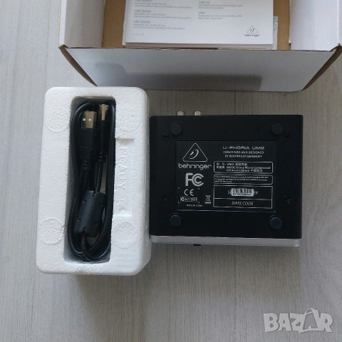 Професионален USB Аудио Интерфейс Behringer U-Phoria UM2 (XENYX / +48V) – Пълен Комплект, снимка 9 - Други - 54133818