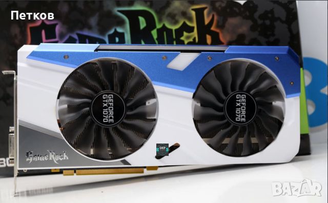 видео карта Palit GeForce GTX 1070 GameRock 8GB GDDR5, снимка 10 - Видеокарти - 46414732