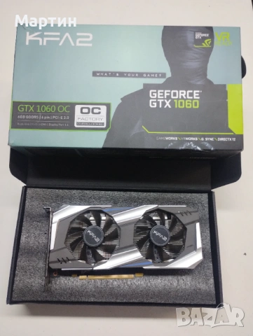 GeForce GTX 1060 6GB DDR5  KFA2, снимка 3 - Видеокарти - 53618417