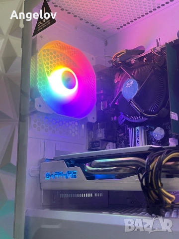 Бял Геймърски Компютър / i3-9100f / RX 570 / Windows 11 Pro, снимка 4 - Геймърски - 53858363