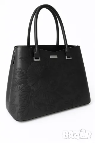 Елегантна дамска чанта с флорална бродерия, снимка 6 - Чанти - 50100214